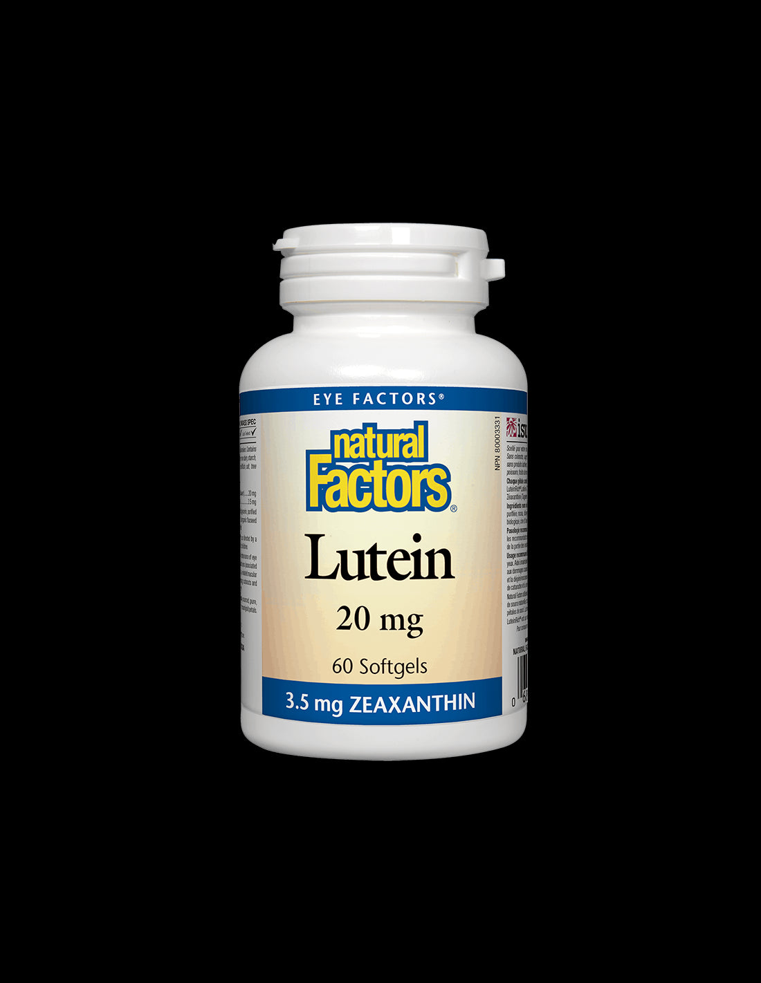 Lutein / Lutein 20 mg x 60 capsules Natural Factors - Nutra Best Europe