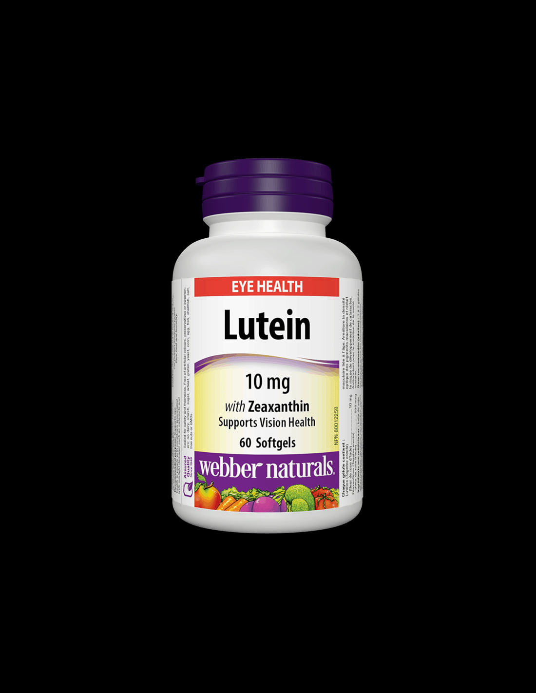 Lutein with Zeaxanthin 10 mg, 60 softgel capsules - Nutra Best Europe