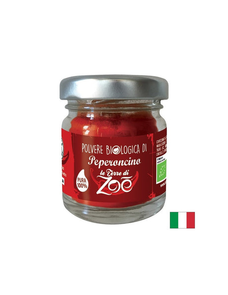 Organic red pepper flakes, 100 g - Nutra Best Europe