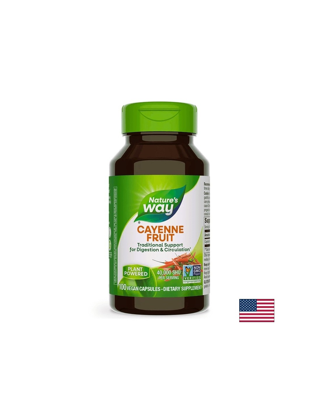 Cayenne Fruit 450 mg - 100 capsules - Nutra Best Europe