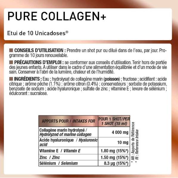 Pure Collagen+ Shots - 10 x 15 ml - Nutra Best Europe