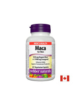 Maca for Men x 60 capsules Webber Naturals - Nutra Best Europe