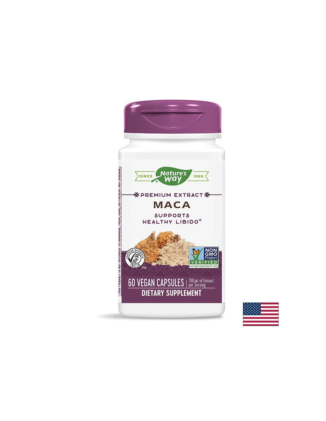 Maca - Maca 350 mg, 60 capsules Nature's Way - Nutra Best Europe