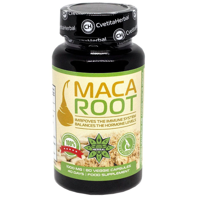 Maca Root - 80 capsules - Nutra Best Europe
