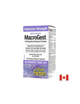 MacroGest™ Keto Paleo - Digestive Enzymes x 60 Natural Factors Extended Release Capsules - Nutra Best Europe