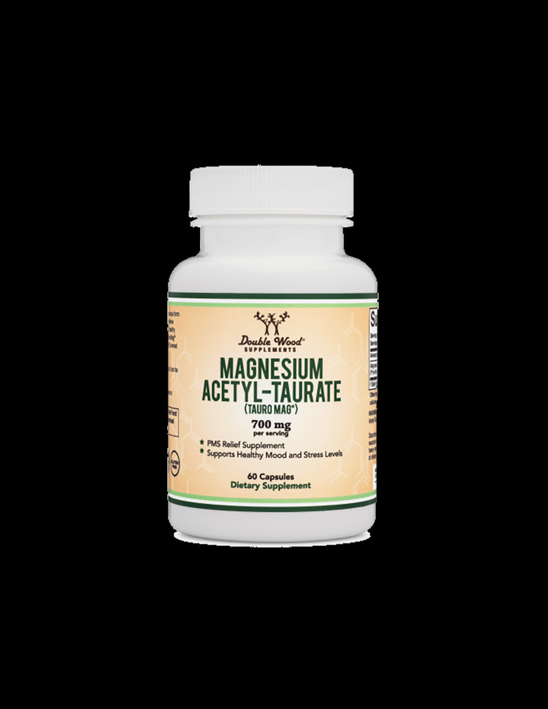 Magnesium Acetyl-taurate (TAURO-MAG®), 60 capsules Double Wood - Nutra Best Europe