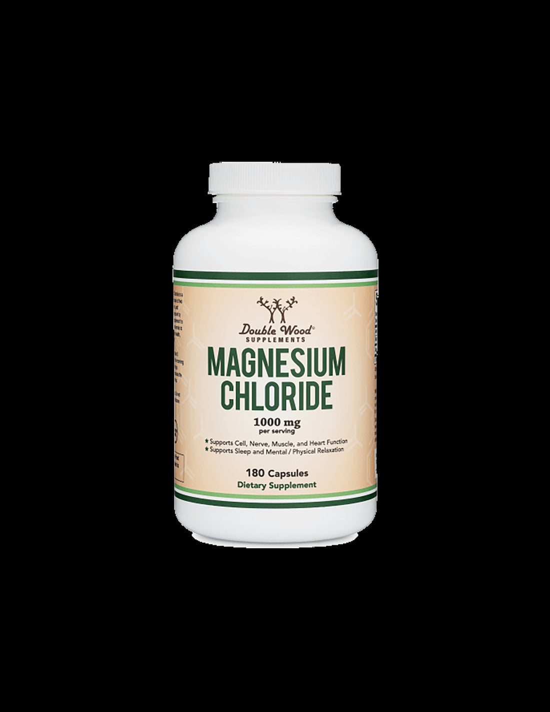 Magnesium chloride/ Magnesium (chloride), 180 capsules Double Wood - Nutra Best Europe