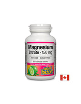 Magnesium Citrate 150 mg - 60 Chewable Tablets - Nutra Best Europe