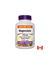 Magnesium - Magnesium (oxide, malate, glycerophosphate) 250 mg, 210 caplets - Nutra Best Europe