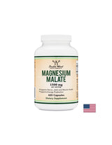 Magnesium malate, 420 capsules Double Wood - Nutra Best Europe