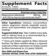 BEST High Absorption 100% Chelated Magnesium - 240 Tablets - Nutra Best Europe