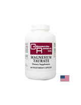 Magnesium (Taurate) - Nervous system, cardiovascular function, muscle health, 180 capsules - Nutra Best Europe