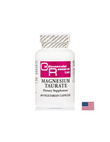 Magnesium (Taurate) - Nervous system, cardiovascular function, muscle health, 60 capsules - Nutra Best Europe