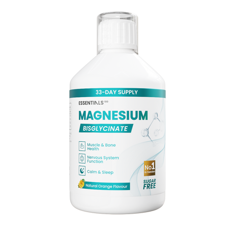 Liquid Magnesium 375 mg Bisglycinate (50/33 doses) - 500 ml - Nutra Best Europe
