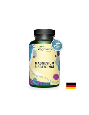 Магнезий (бисглицинат) - При стрес, мускулно напрежение и нарушен сън, 180 капсули - Nutra Best Europe