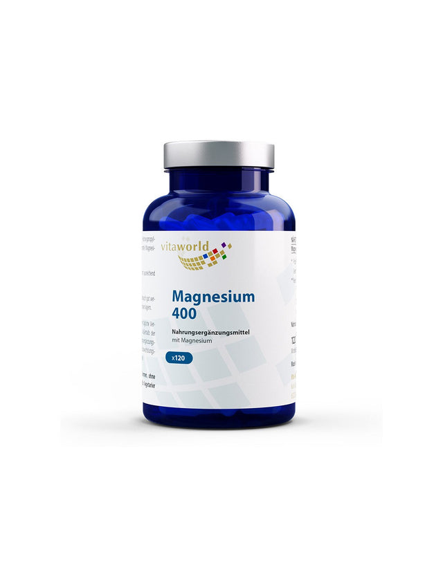Magnesium (oxide) - Heart function, muscles good mood, 120 capsules - Nutra Best Europe