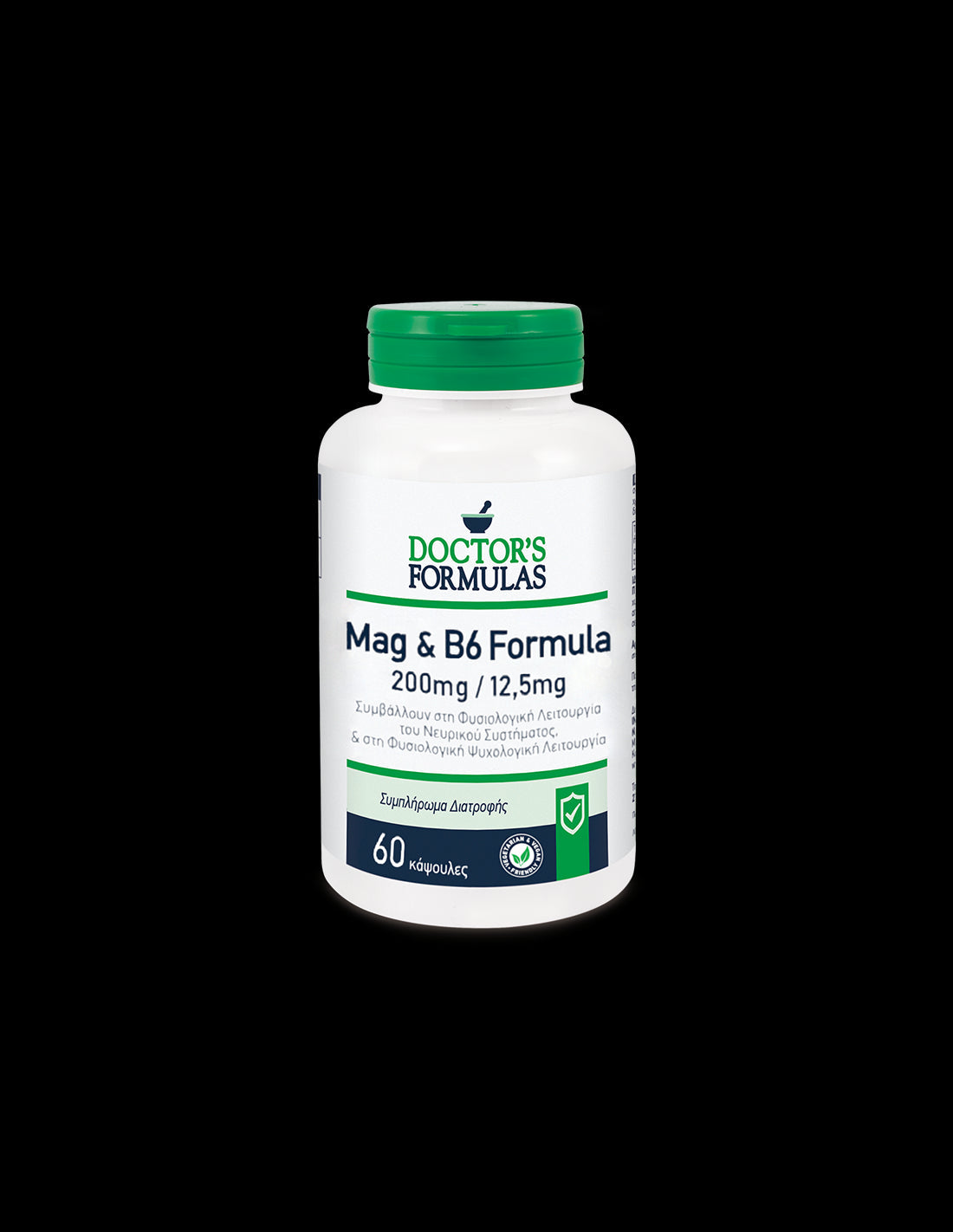Magnesium + vitamin B6 - muscle and nervous system, 60 capsules Doctor's Formulas - Nutra Best Europe