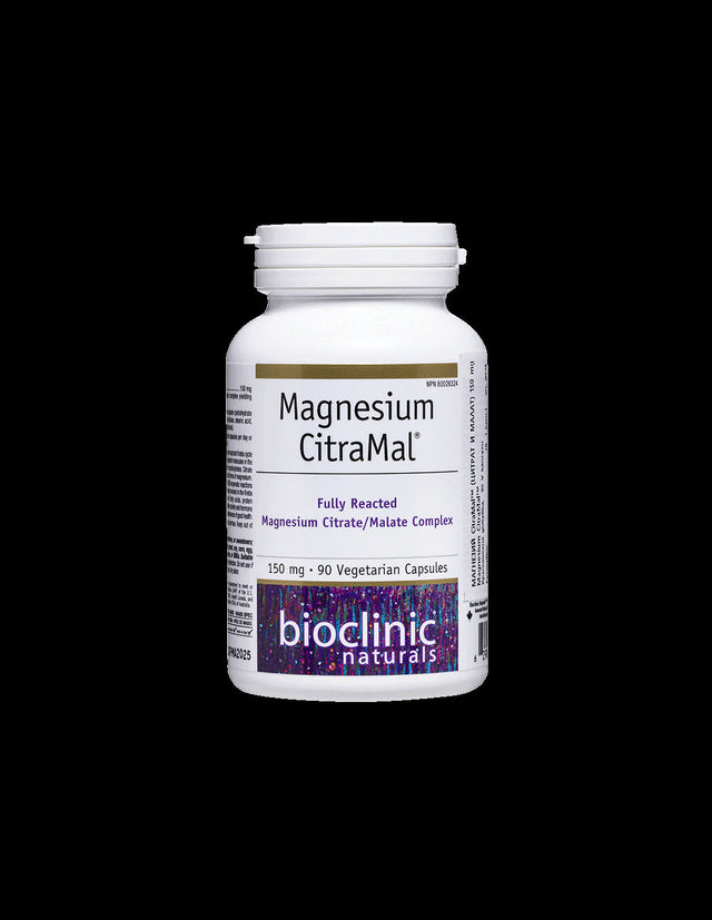 Magnesium CitraMal™/ Magnesium (citrate and malate) 150 mg x 90 capsules Natural Factors - Nutra Best Europe
