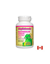 Magnesium Citrate Big Friends 50 mg - 60 Chewable Tablets - Nutra Best Europe