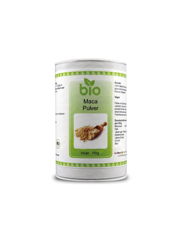 Organic maca powder, 150 g - Nutra Best Europe