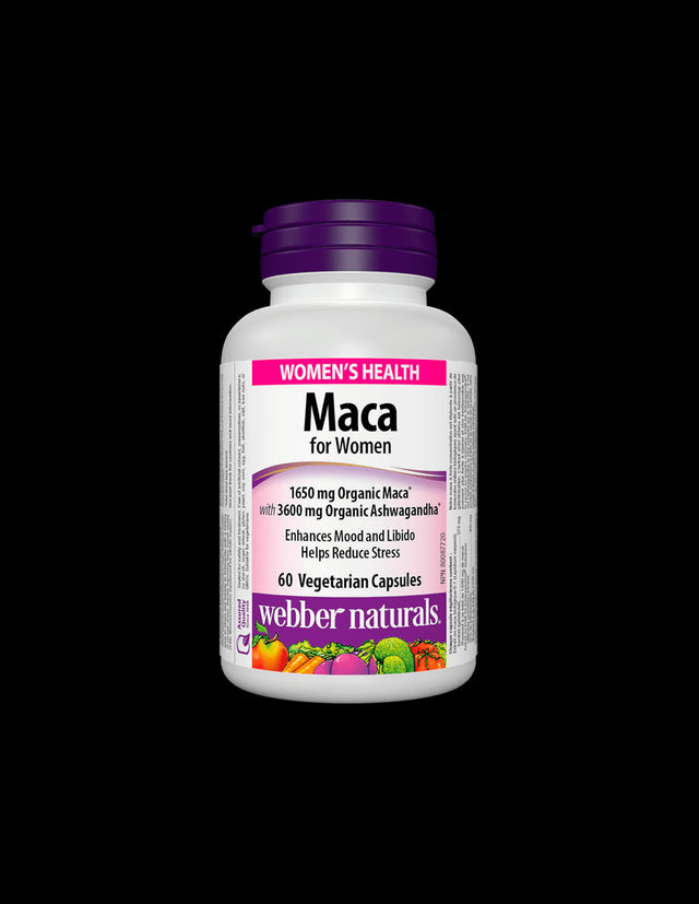 Maca for Women x 60 capsules Webber Naturals - Nutra Best Europe