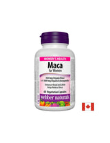 Maca for Women x 60 capsules Webber Naturals - Nutra Best Europe