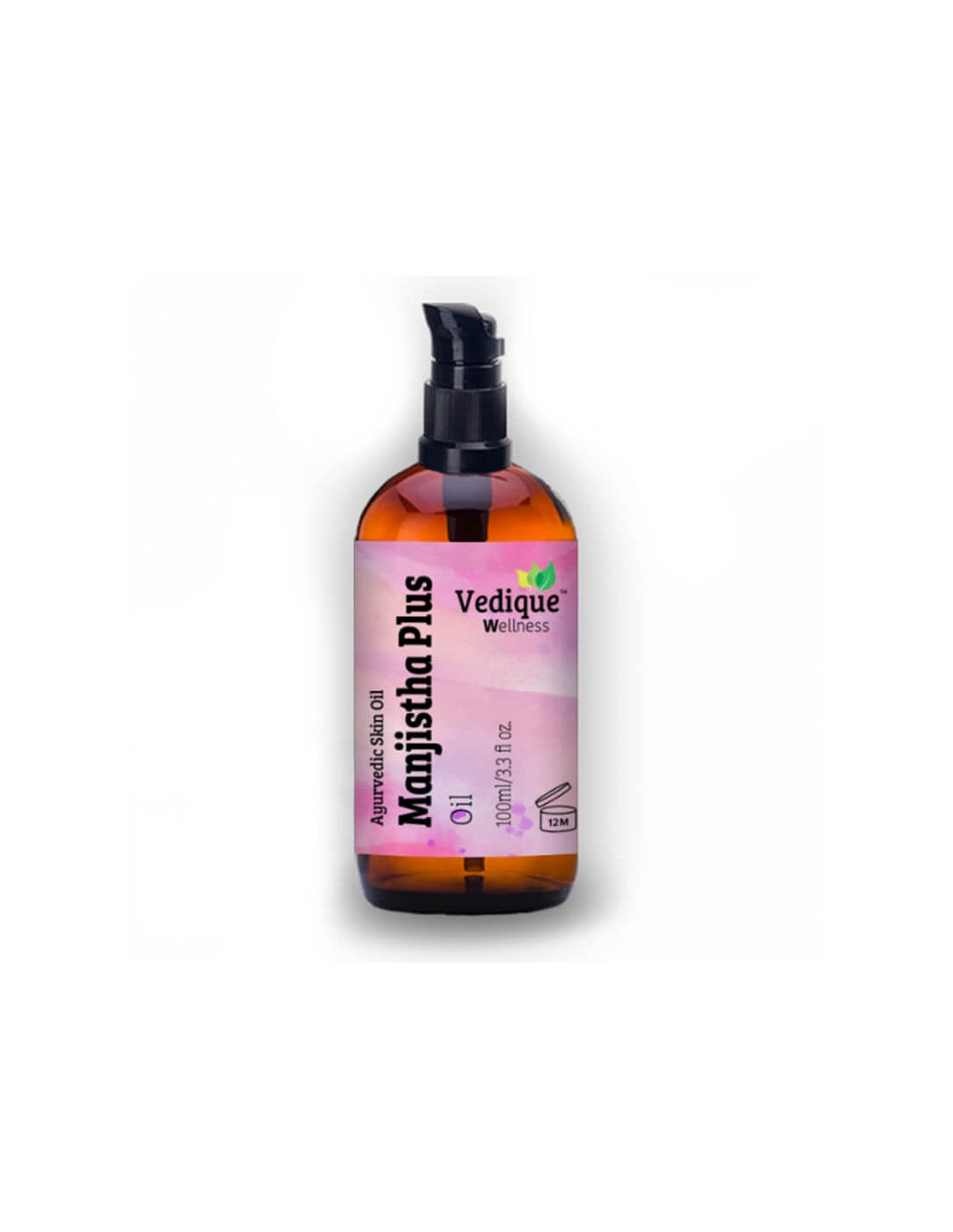 Massage oil for face Manjista Plus (Manjistha) - for acne, eczema, psoriasis, itching, 100 ml - Nutra Best Europe