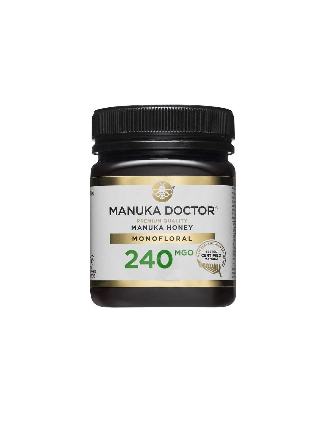 Manuka Honey Monofloral MGO 240, 250 g - Nutra Best Europe