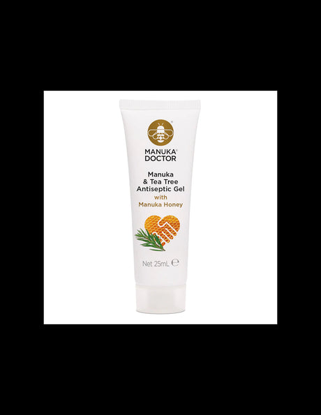 Manuka & Tea Tree Antiseptic Gel with Manuka Honey, 25 ml - Nutra Best Europe