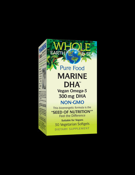 Marine DHA Vegan Omega 3 NON-GMO - 30 capsules - Nutra Best Europe
