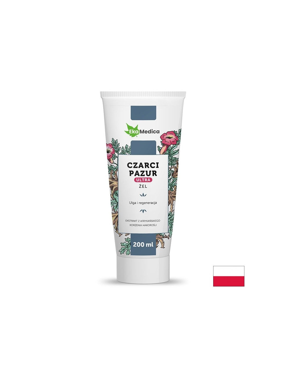 Devil's claw massage gel, 200 ml EkaMedica - Nutra Best Europe