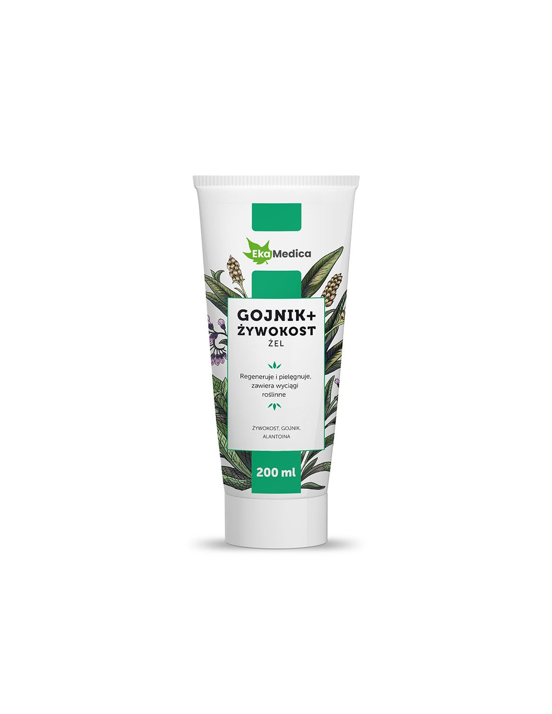 Massage gel with sage tea and black comfrey, 200 ml EkaMedica - Nutra Best Europe