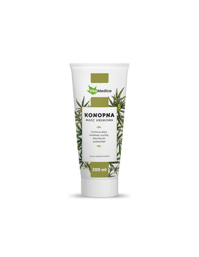 Massage cream with hemp seed oil, 200 ml EkaMedica - Nutra Best Europe