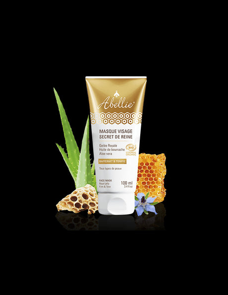 Face mask with royal jelly, borage oil and aloe vera, 100 ml - Nutra Best Europe