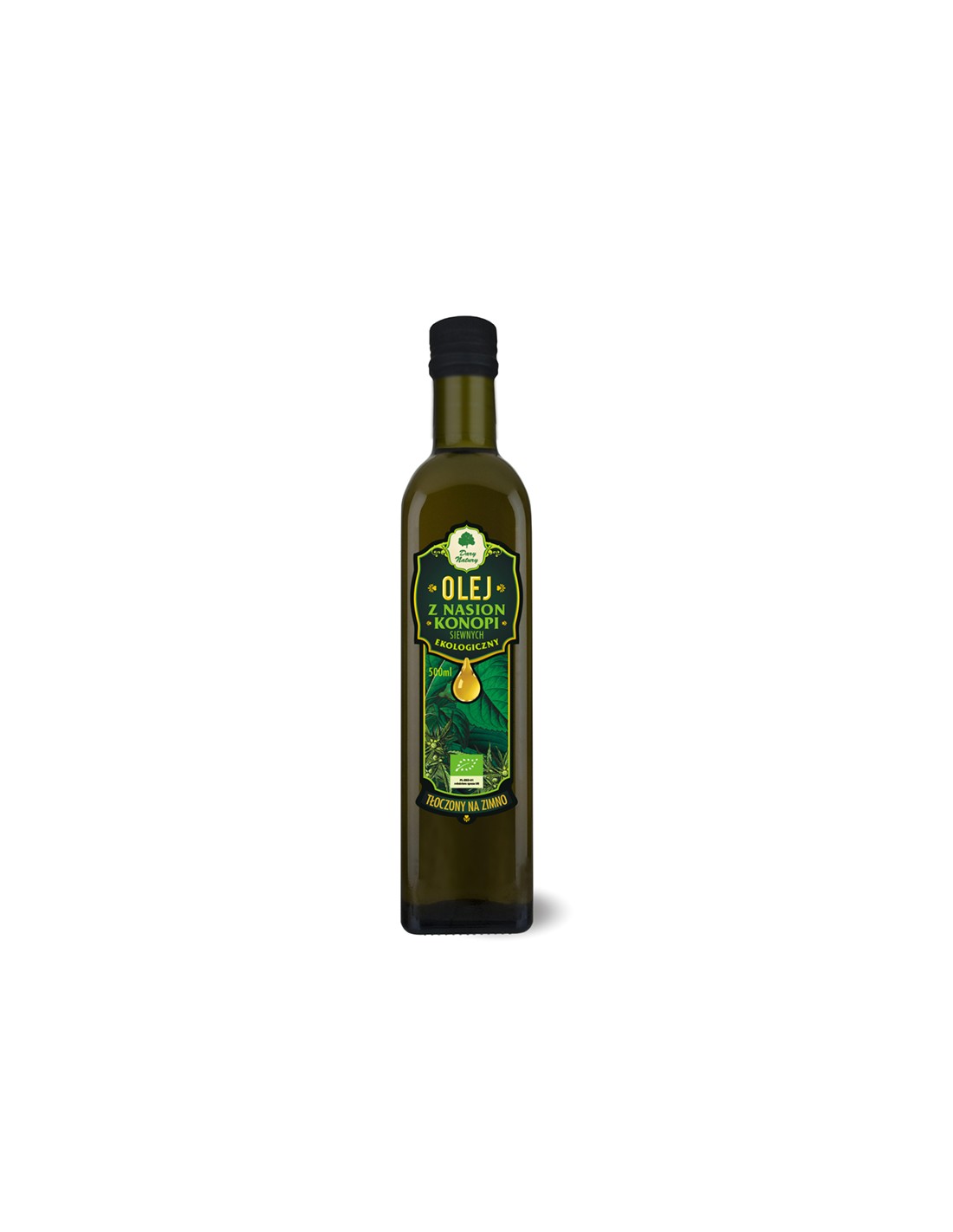 Organic hemp seed oil, 500 ml - Nutra Best Europe