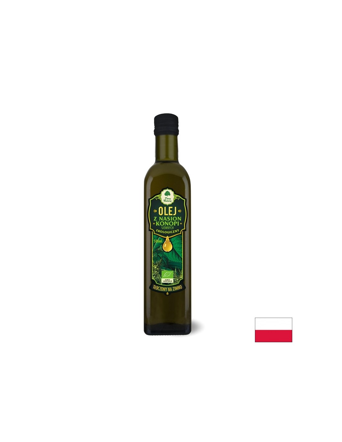 Organic hemp seed oil, 500 ml - Nutra Best Europe