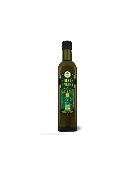 Organic Linseed Oil, 500 ml - Nutra Best Europe