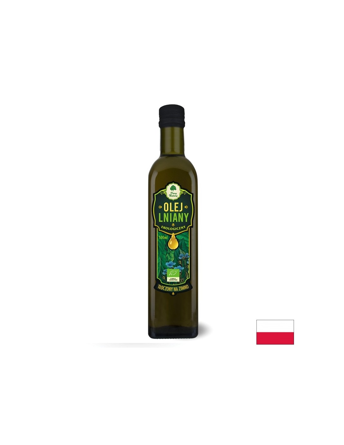 Organic Linseed Oil, 500 ml - Nutra Best Europe