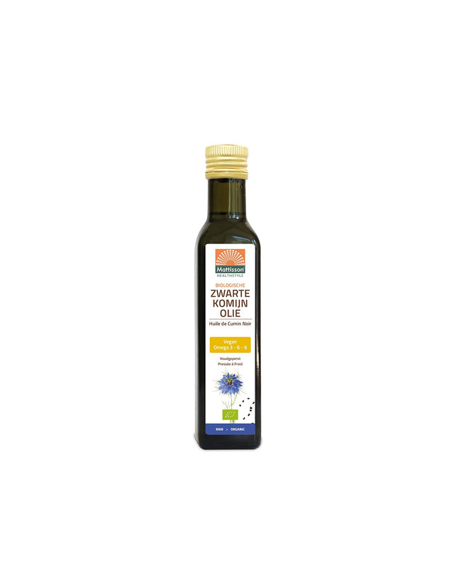 Black cumin seed oil (cold pressed) BIO, 250 ml - Nutra Best Europe