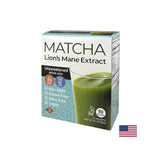 Matcha with Lion's Mane extract - super focus - Energy boost and concentration - Instant drink, 10 sachets - Nutra Best Europe