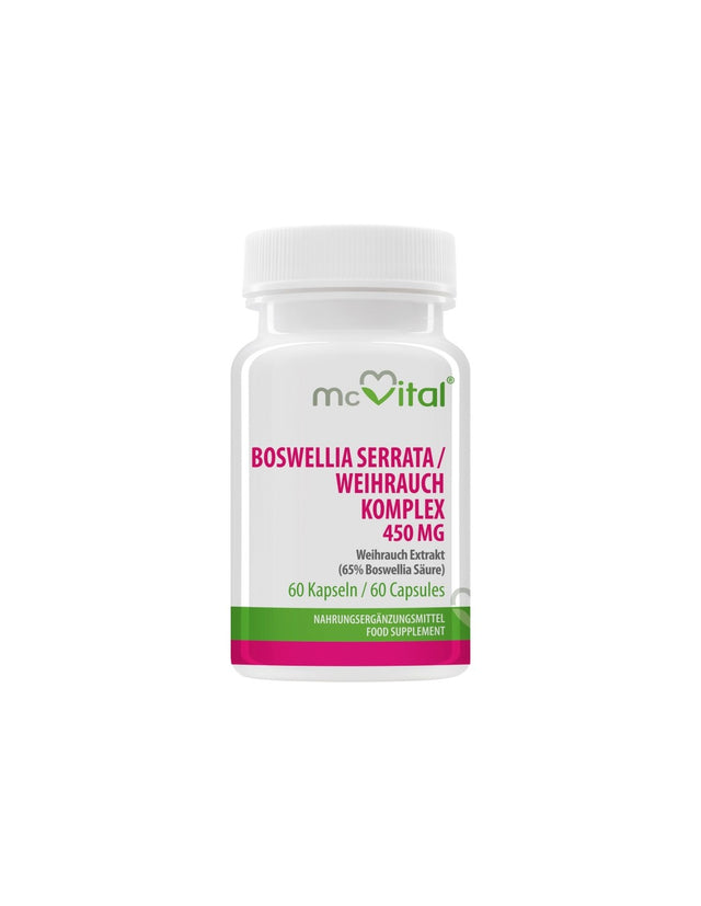 McVital Boswellia with MSM and vitamin C - for joint problems, 60 capsules - Nutra Best Europe