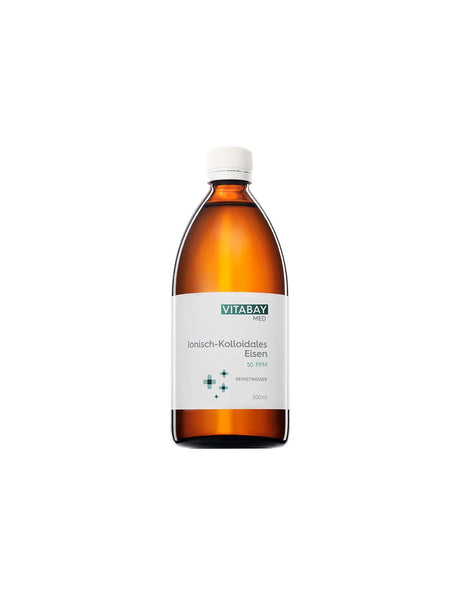 MED kolloidales Eisen - Colloidal iron 50 PPM, 500 ml Vitabay - Nutra Best Europe