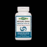 Mega-DHA Fish Oil 1000 mg - 60 capsules - Nutra Best Europe