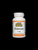 Melatonin 1 mg x 90 sublingual tablets Natural Factors - Nutra Best Europe