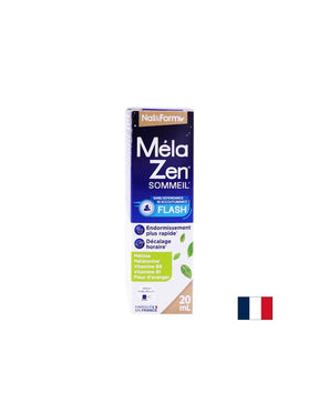 MelaZen® Sleep Spray with Melatonin, Lemon Balm, Orange Blossom and Vitamin B1 and B6, Oral Spray x 20 ml - Nutra Best Europe