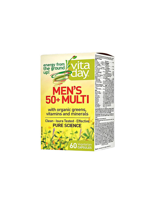 Men's 50+ Multi - Multivitamins for men 50+ (For strength, energy and potency), 60 capsules - Nutra Best Europe