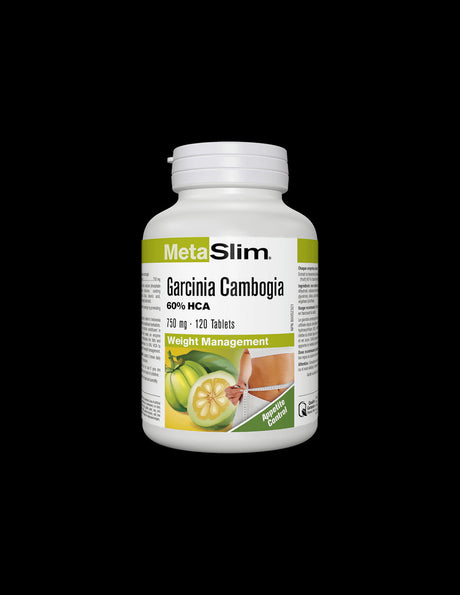 Metaslim® Garcinia Cambogia - Weight Management, 750 mg, 120 Tablets Webber Naturals - Nutra Best Europe