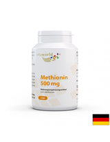 Methionin / Methionin 500 mg, 120 capsules Vita-World - Nutra Best Europe