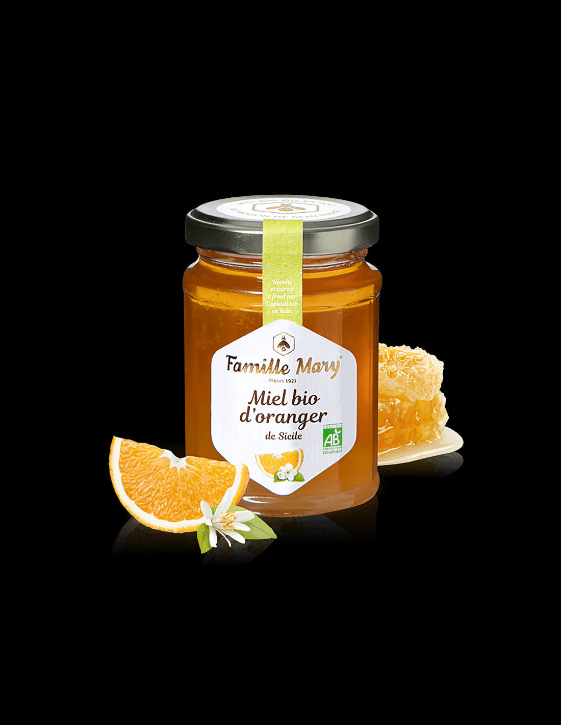 Organic honey from orange blossoms - Miel bio d'orange, 230 g - Nutra Best Europe