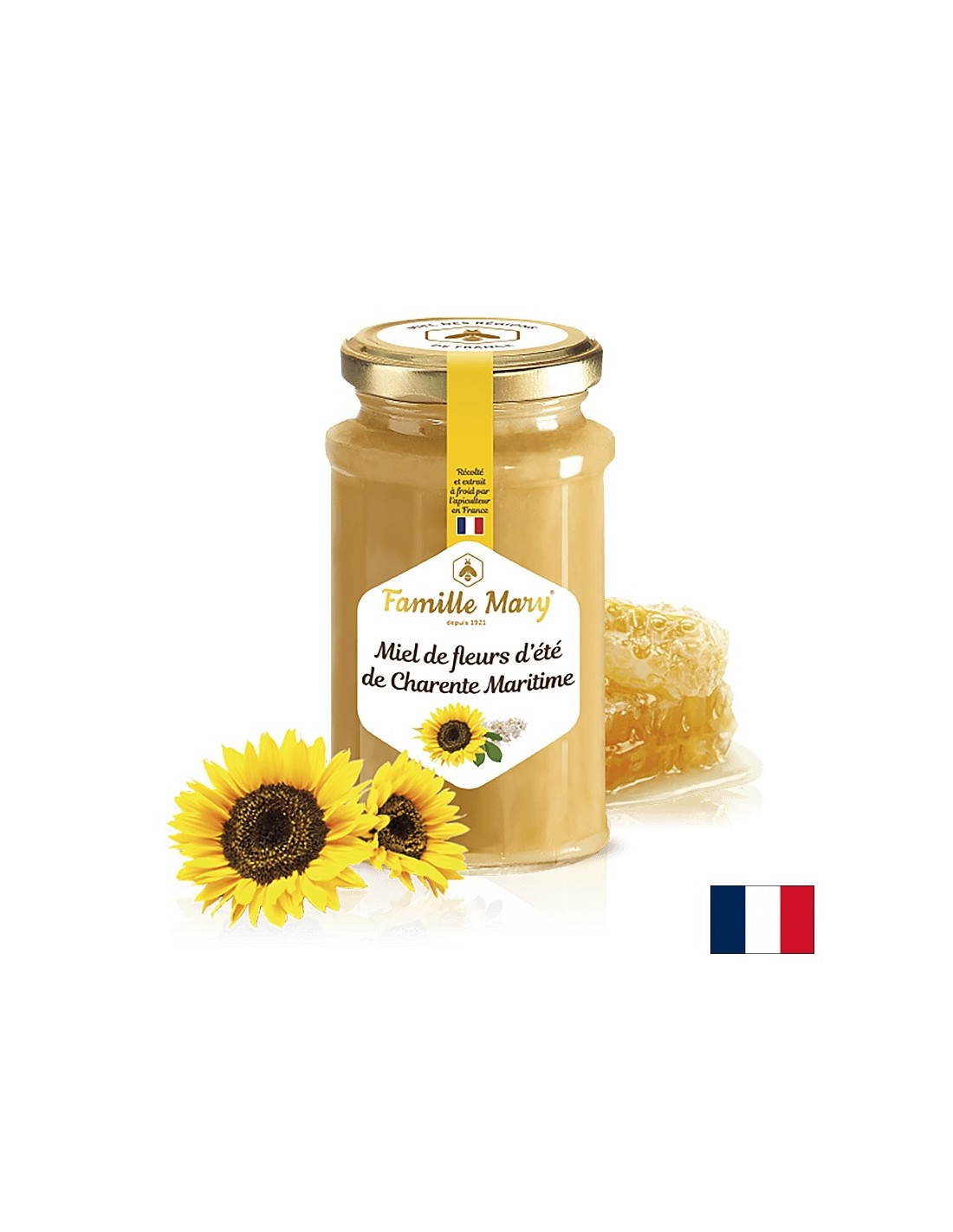 Bee honey from summer flowers, 360 g - Nutra Best Europe
